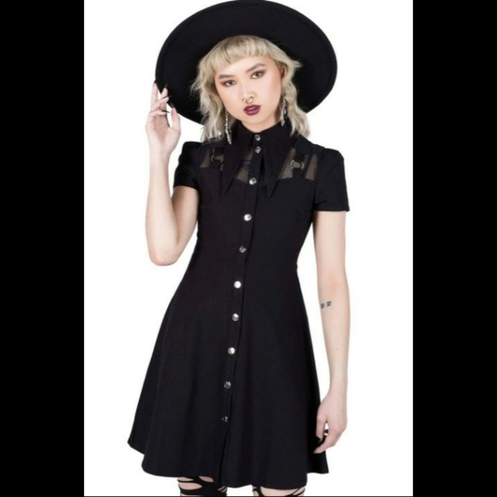 NWOT Killstar Jovana Collar & Ring Dress
